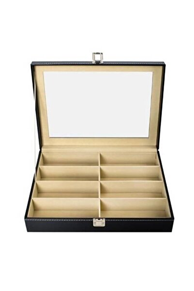 KESNUP Κουτί αποθήκευσης γυαλιών 34 x 24,5 x 7,5 εκ. Μαύρο