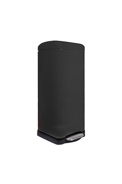 FRANDIS Garbage Bin 30L with Pedal, Silent Closing, Frandis, Removable Bucket, 34x28x68 cm, Matte Black Meta