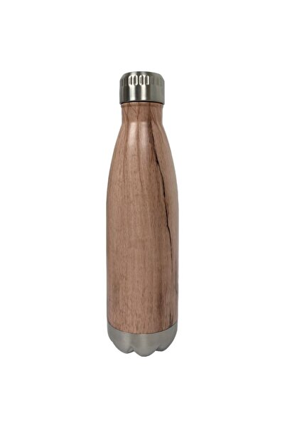FRANDIS Thermal Insulated Bottle, Frandis, Stainless Steel, 500 ml, Wood Color, Model Wood