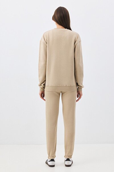 Trendiz Women's premium crew neck sweatshirt taş 2031