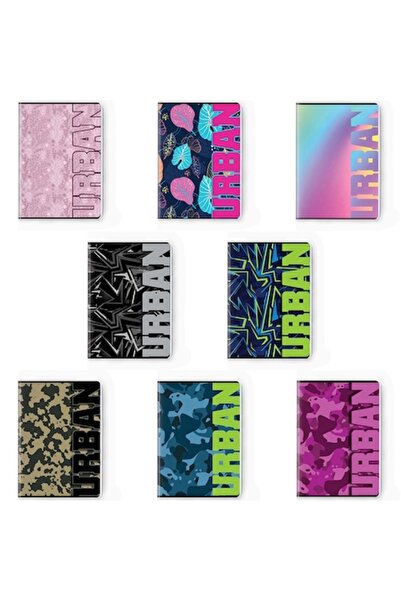S&Co. S-cool notebook set, A4, 52 sheets, 75g, dictando, Premium, Urban Collection, 10 pcs/set