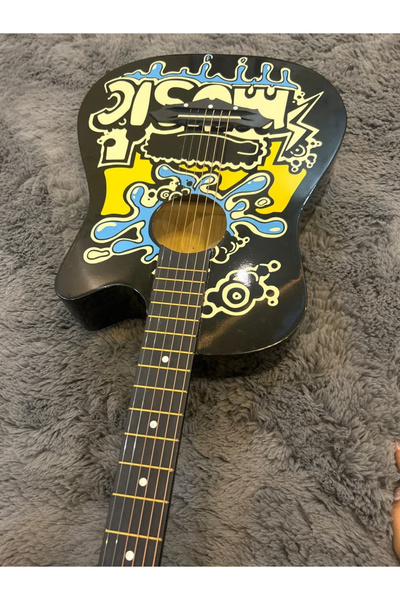 AGD Beginner Guitar Kit, 38 Inch Wooden Guitar with Accessories