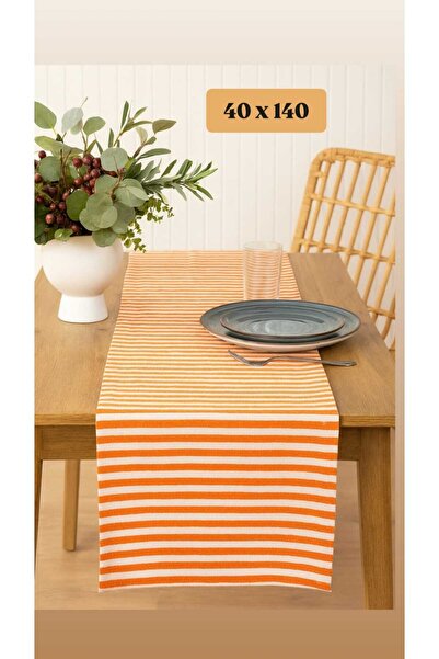 HOME ART ATELIER hand made Organik Pamuk Keten Runner 40x140