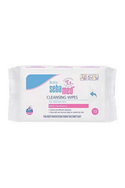 Sebamed Cleansing Wet Baby Wipes With Panthenol 72 Count