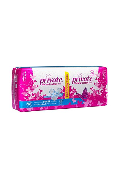 PRİVATE Sanitary Pads for Women, Ultra Thin, Soap - 16 pieces 16 pads