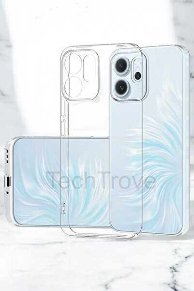 Oppo Reno 14F Case Transparent and Flexible Design Case with Camera Raised Protection