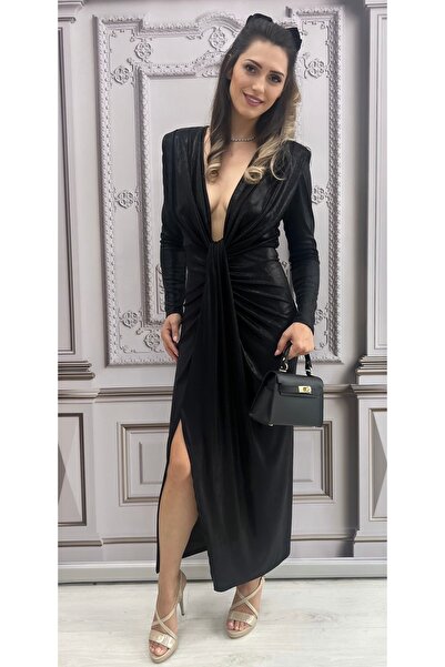 styleFlex Rochie elegantă, realizată din material elastic, metalizat
