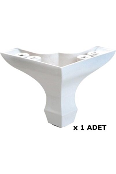Kenzlife Mobilya Dolap Kanepe Ayağı Aslan Ayak Beyaz Plastik 1 Adet