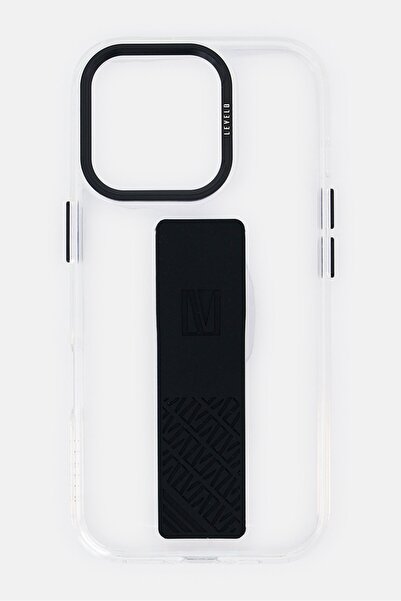 Levelo جراب سيليكون شفاف لهاتف iPhone 16 Pro Graphia IMD