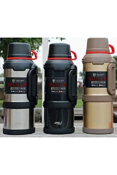 DAMMERUN 4 Litre Paslanmaz Çelik Termos – 48 Saat Sıcak & Soğuk Muhafaza – Ai...