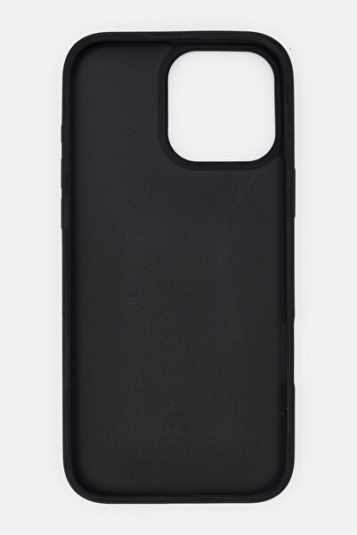 Karl Lagerfeld iPhone 16 Pro Max Brand Logo Protective Case, Black