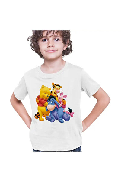 OEM Tricou Copii Baieti Ursuletul Winnie the Pooh Familie Puh