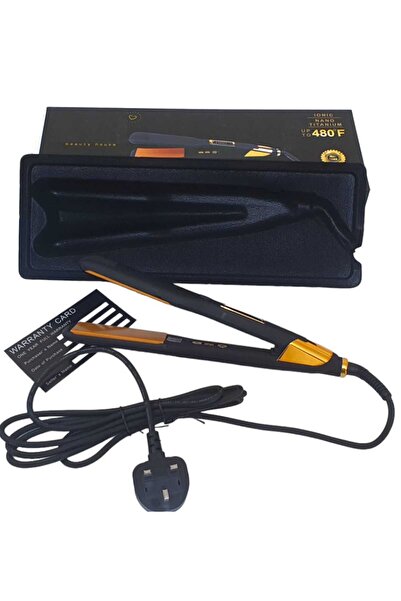 Generic Professional Hair Straightener Black/Gold