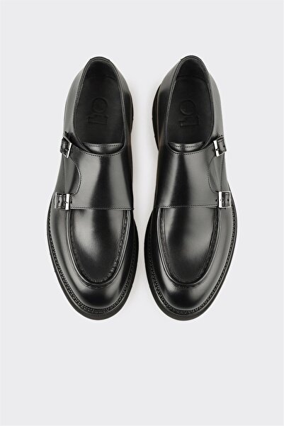 Elle Shoes Siyah Deri Erkek Günlük Ayakkabı