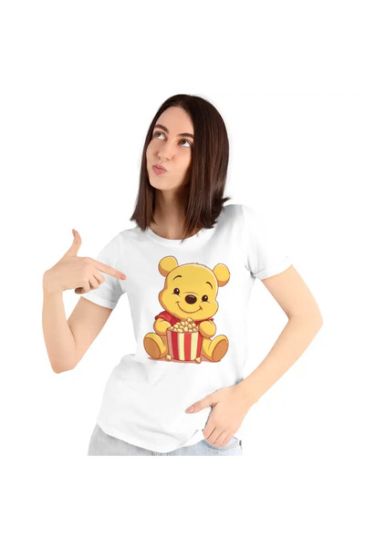 OEM Tricou Femei Winnie the Pooh Popcorn