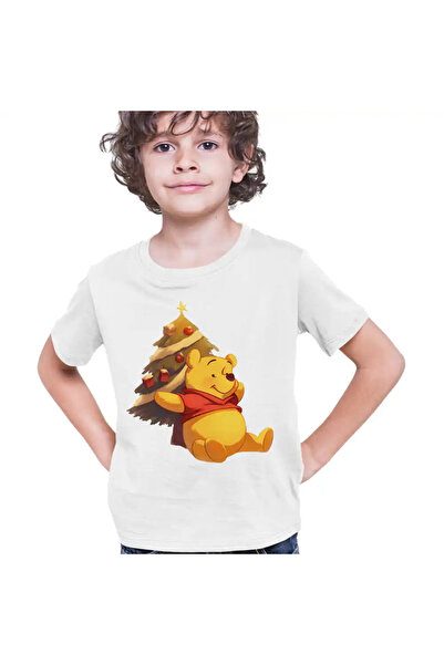 OEM Tricou Copii Baieti Winnie the Pooh Craciun Puh Sarbatori