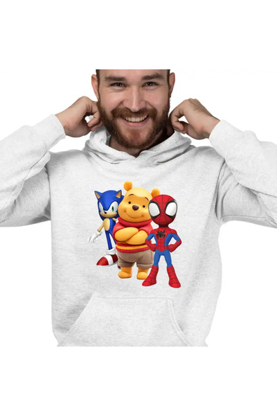 OEM Hanorac Barbati Sonic Winnie Spidey Spiderman