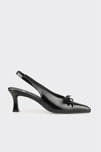 Elle Shoes Siyah Deri Kadın Günlük Ayakkabı