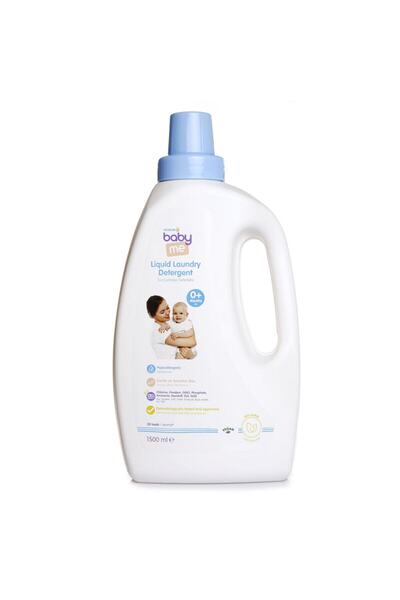 WİİK NATUREL Baby Me %100 Doğal Bebek Çamaşır Sabunu Kendinden Yumuşatıcılı Bitkisel Deterjan Vegan