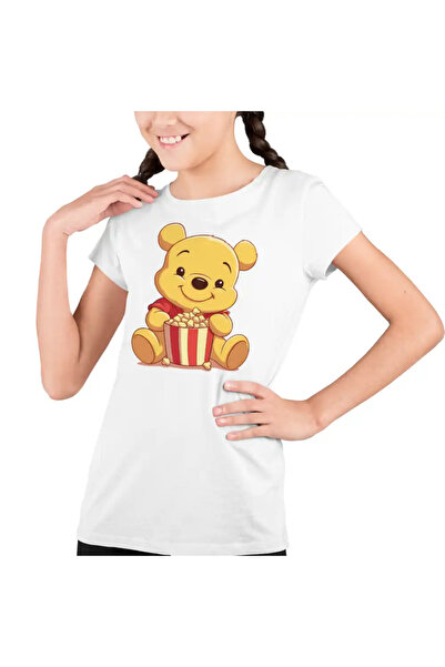 OEM Tricou Copii Fete Winnie the Pooh Popcorn