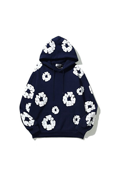 CLASSY.MODA Унисекс 3-слойна качулка с релефен принт | Удобна, висококачествена и модерна, с шик стил за ежедневно носене