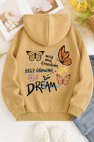 CLASSY.MODA Φούτερ με κουκούλα με στάμπα unisex |   Μοντέρνο casual στυλ με π...