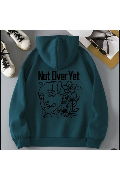 CLASSY.MODA Unisex Hooded Printed Sweatshirt |   Modern Journal Style with Ar...