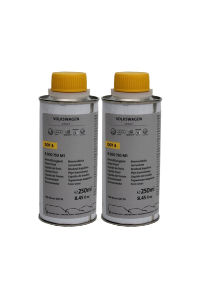 VW Pachet 2 x Lichid de frana DOT 4 250 ml