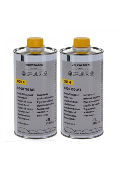VW Pachet 2 x Lichid de frana DOT 4 1 litru