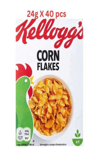 Kellogg's رقائق الذرة (P) 24 جرام × 40 قطعة