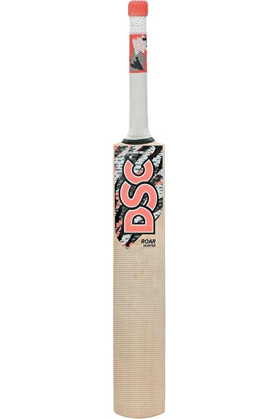 DSC Roar Hunter Kashmir Willow Cricket Bat Size: 2, Ball_ type : Leather Ball