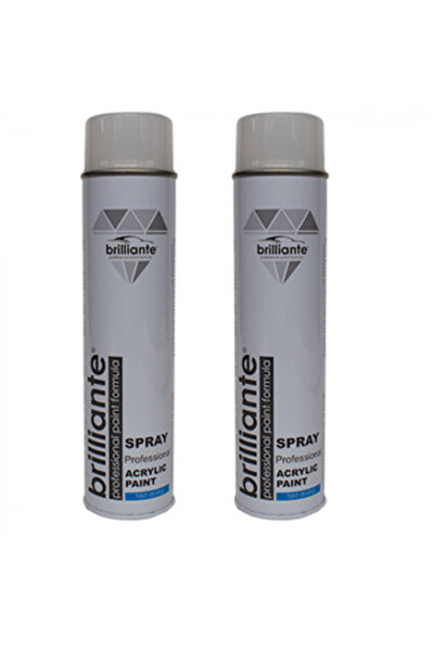 BRILLIANTE Pachet 2 x Spray Lac Transparent Lucios 600 ml