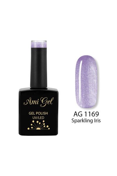 Ami Gel Oja Semipermanentă - Gel Colorat Multifuncțional - The One Sparkling Iris AG1169 14ml - Ami Gel