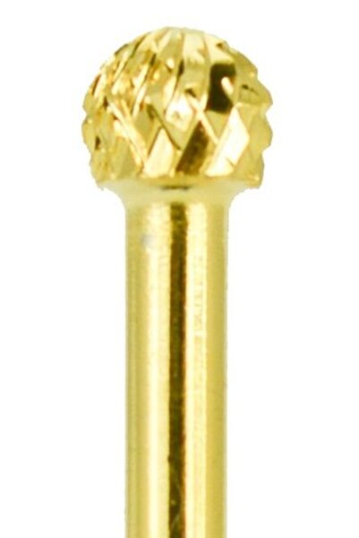 Ami Gel Cap pentru Freza de Unghii - Sfera D4M din Carbid Auriu