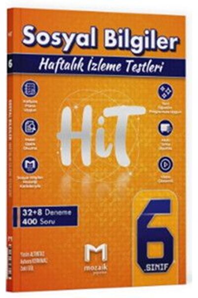 Mozaik Yayınları Mozaik Yayınları 6. Sınıf Sosyal Bilgiler HİT 32 Deneme