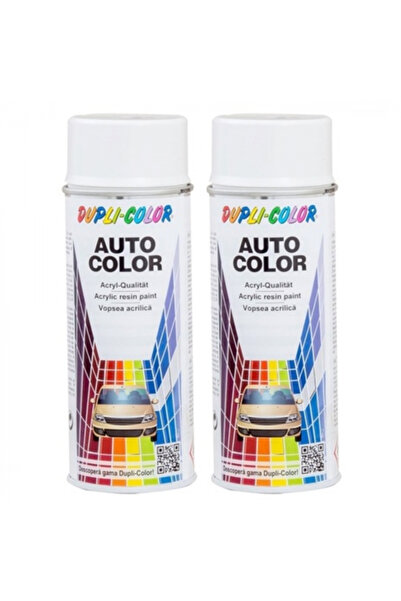 Dupli-Color Pachet 2 x Vopsea spray auto Dacia alb boreal Dupli Color 350 ml