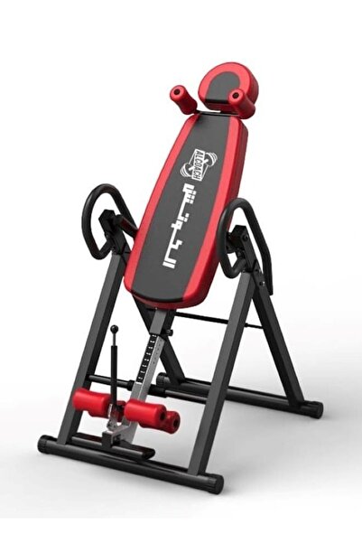 Alcoach Heavy Duty Inversion Table Adjustable Headrest Protective Strap Back Extension Chiropractic
