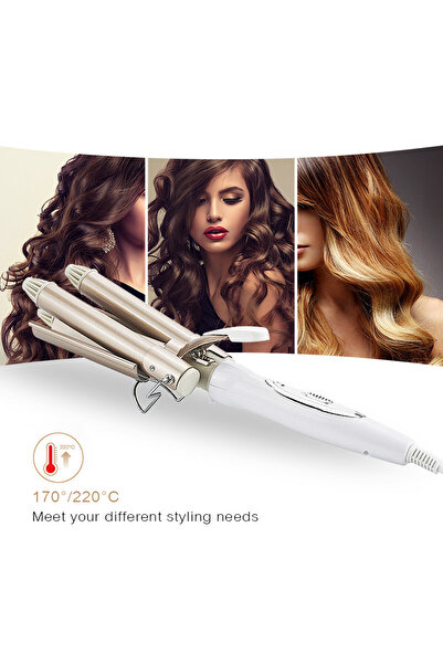 Go İthalat Professional Ceramic Wag Water Wave Hair Curler (5273)