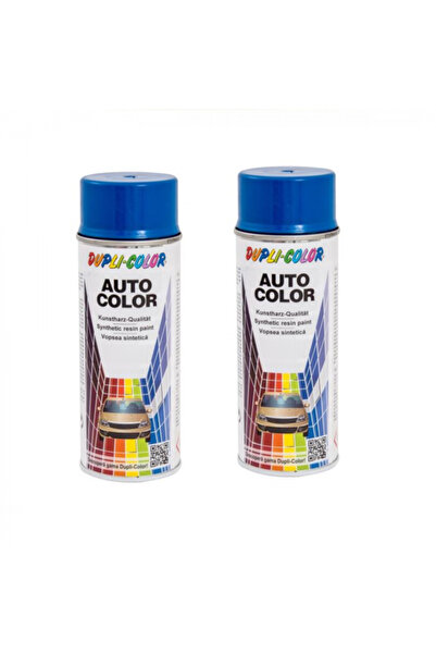 Dupli-Color Pachet 2 x Vopsea spray auto Dupli Color Dacia albastru mediu 350ml