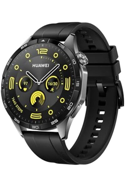 Huawei Watch GT 4 46mm Smartwatch, Upto 2-Weeks Battery Life, Dual-Band Five-System GNSS Positioning