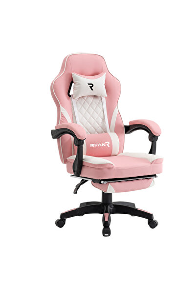 RFAN Scaun de gaming roz, WF6028