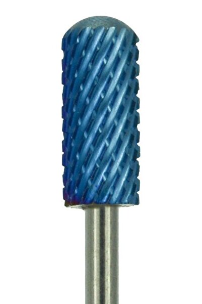 Ami Gel Cap pentru Freza de Unghii - Cylindrical Safety Bit D5.5M in Blue Tungsten AGD5.5MB1T - Ami Gel