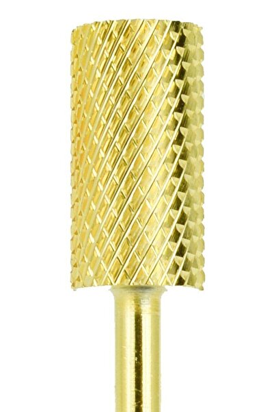 Ami Gel Cap pentru Freza de Unghii - Cilindru D7M din Carbid Auriu