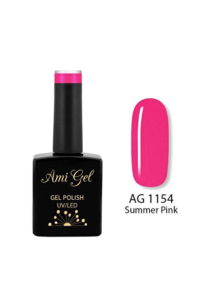 Ami Gel Oja Semipermanentă - Culoare Gel Multicoloră - The One Summer Pink AG1154 14ml