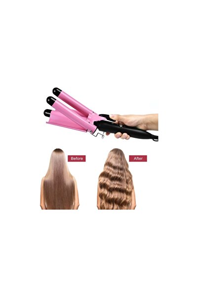 Go İthalat Wag Water Wave Hair Curler 220 Degree 25 mm Thick Curl (5273)