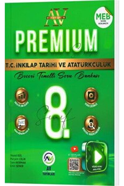 AV YAYINLARI Av Yayınları 8. Sınıf İnkılap Tarihi ve Atatürkçülük Premium Bec...
