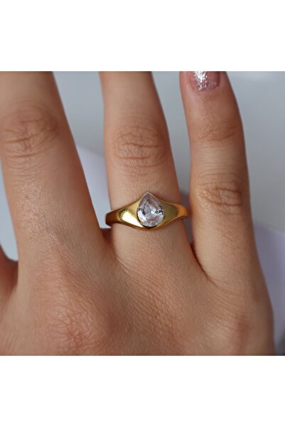 leargia خاتم إلينور ستيل-ذهبي