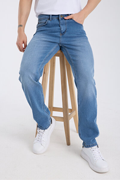 OneZero Men's Blue Regular Zippered Lycra Comfortable Wear Pants