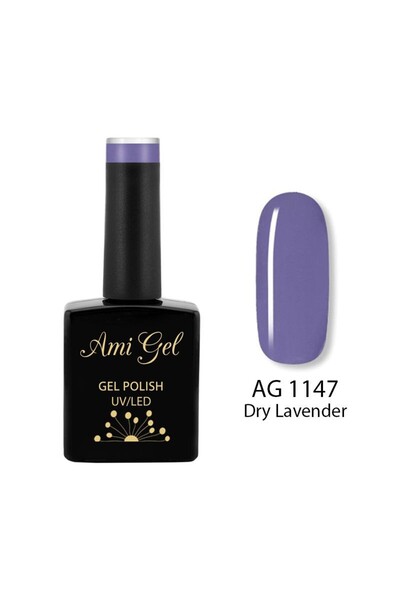 Ami Gel Oja Semipermanentă - Gel Colorant Multifuncțional - The One Dry Lavender AG1147 14ml - Ami Gel