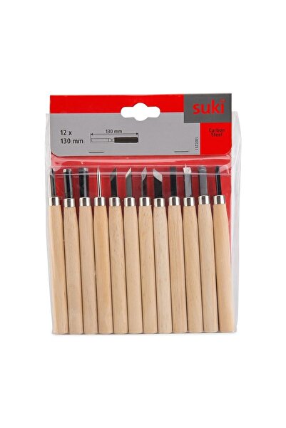 ACE مجموعة أدوات نحت الخشب 1801251 (مجموعة من 12)